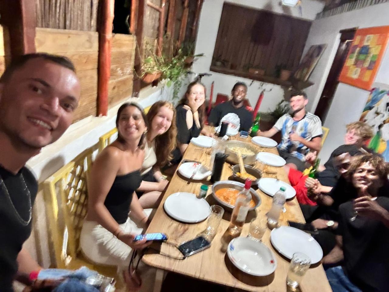 Hostel La Ballena Backpacker Las Galeras Exteriör bild