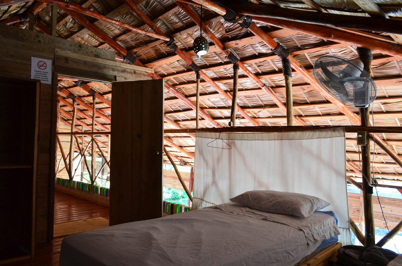 Hostel La Ballena Backpacker Las Galeras Exteriör bild