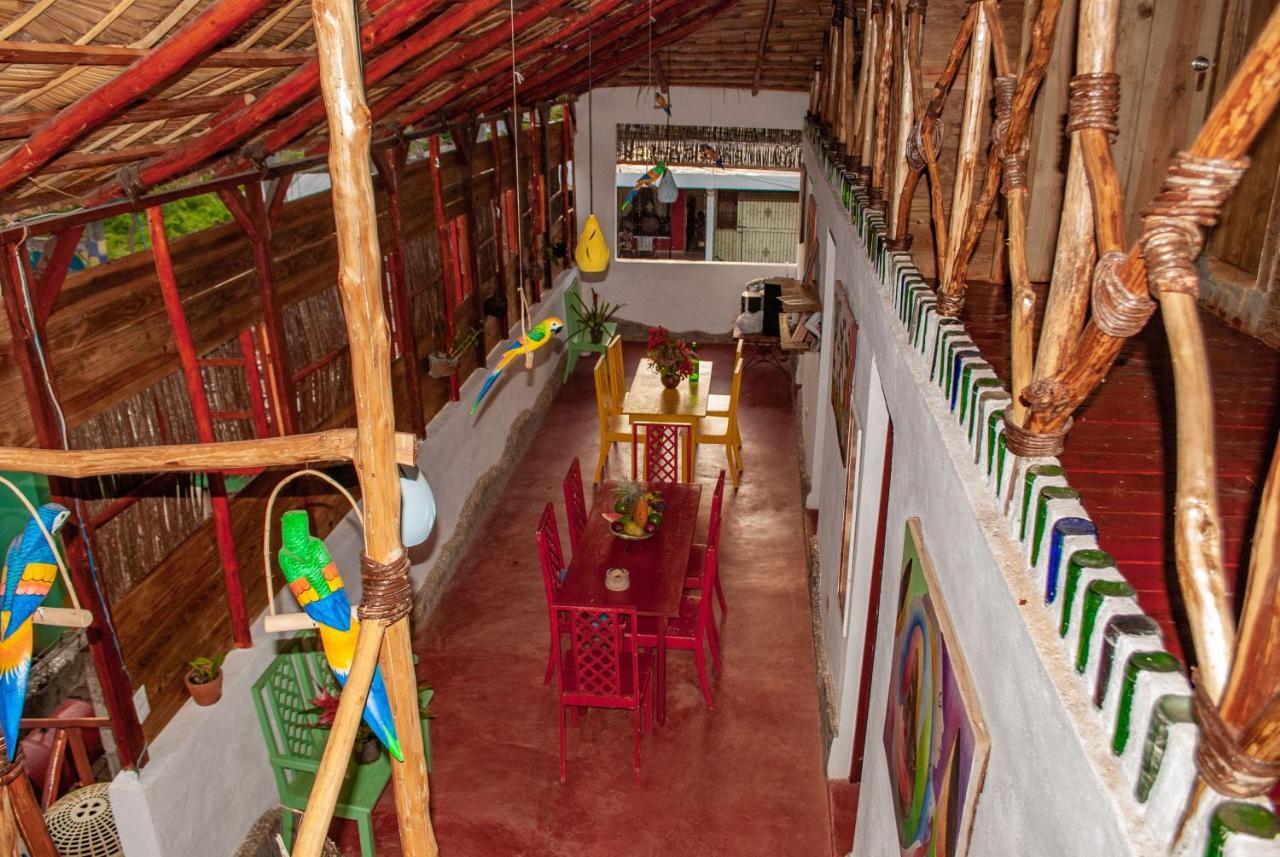 Hostel La Ballena Backpacker Las Galeras Exteriör bild